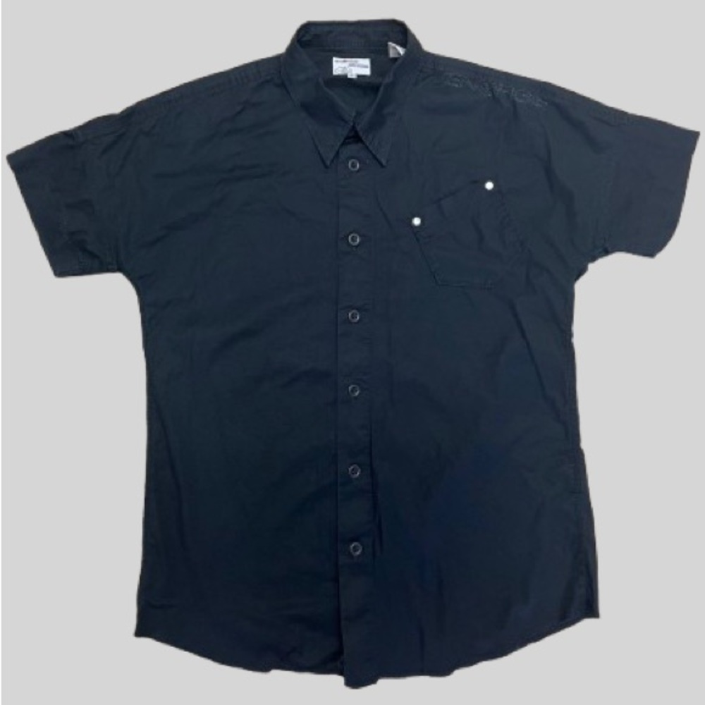Energie Men's Black Casual Button Down Shirt